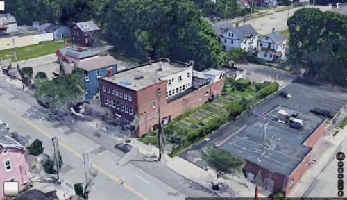 Aerial view: Existing